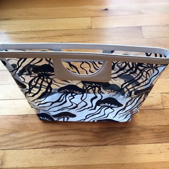 Kate Spade NY Translucent / Navy Jellyfish Tote - Picture 2 of 8